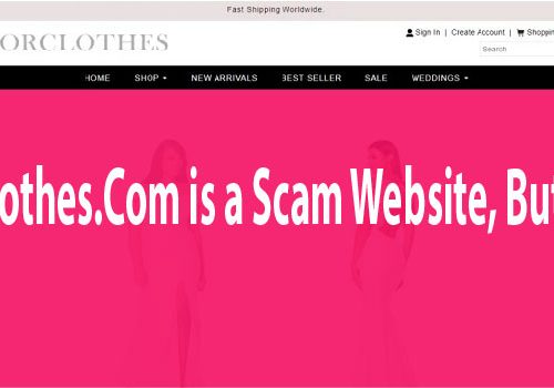 Morclothes Reviews: Morclothes.com Is A Scam Website, But Why?